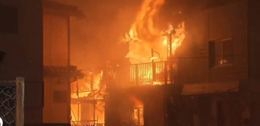 Featured Image of the news article जापानको ओइतामा भीषण आगलागीः १७० भन्दा बढी घर जले, एक बेपत्ता